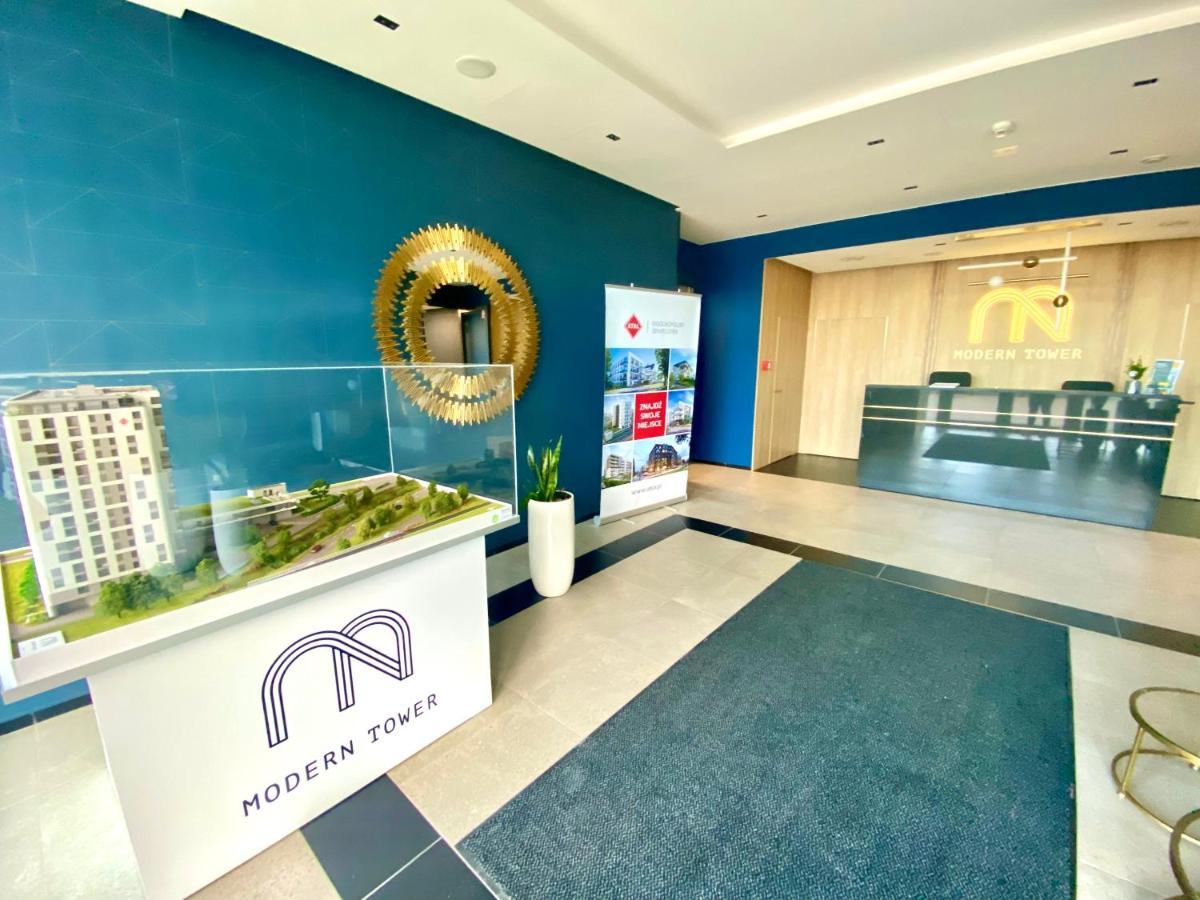 Apartament Riviera Modern Tower Daire Gdynia Dış mekan fotoğraf