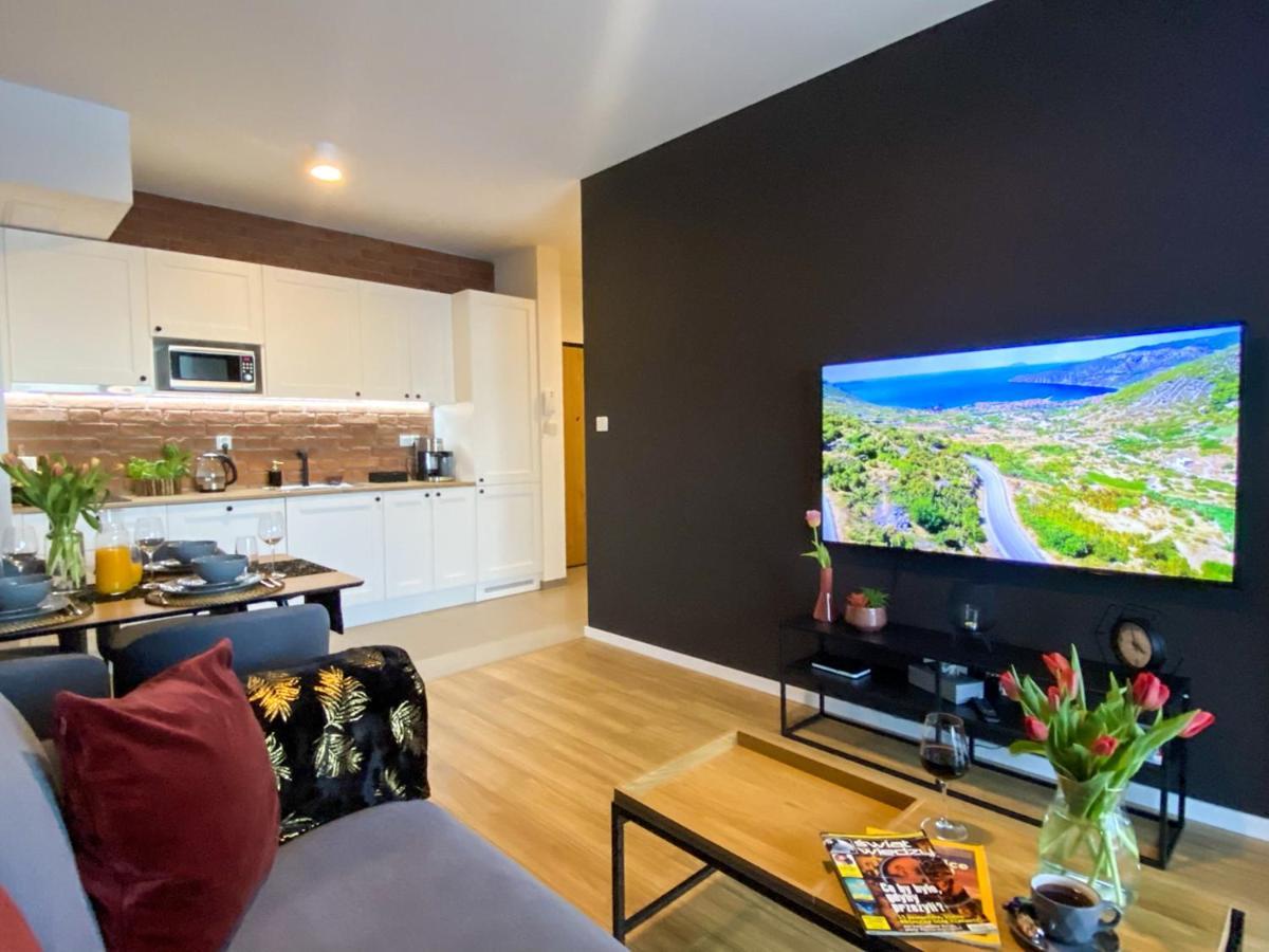 Apartament Riviera Modern Tower Daire Gdynia Dış mekan fotoğraf