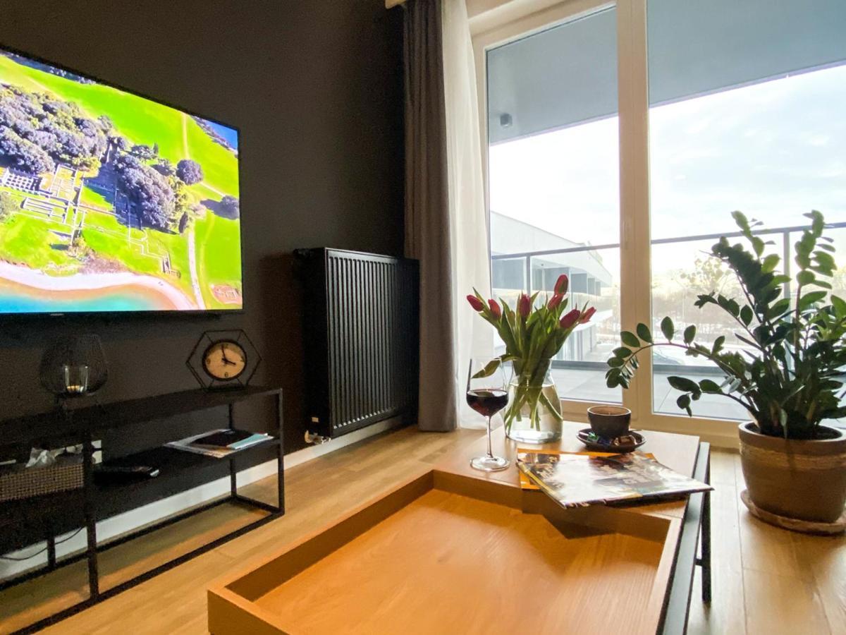 Apartament Riviera Modern Tower Daire Gdynia Dış mekan fotoğraf