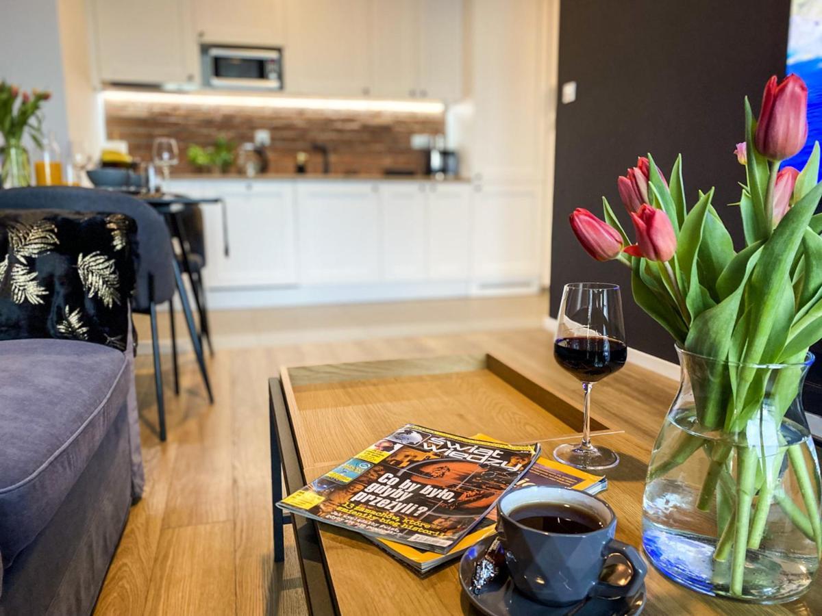 Apartament Riviera Modern Tower Daire Gdynia Dış mekan fotoğraf