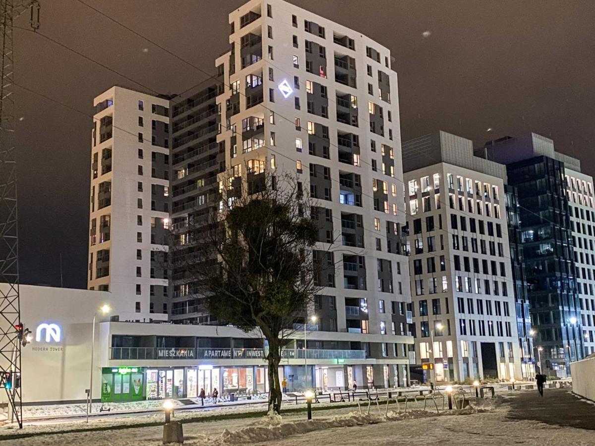 Apartament Riviera Modern Tower Daire Gdynia Dış mekan fotoğraf
